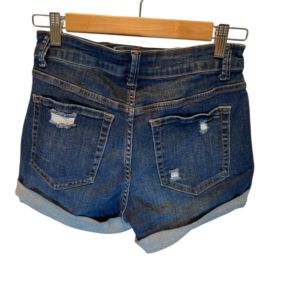 NEW 🔥 High Rise Distressed Women’s Shorts , Sz M . - Picture 5 of 6